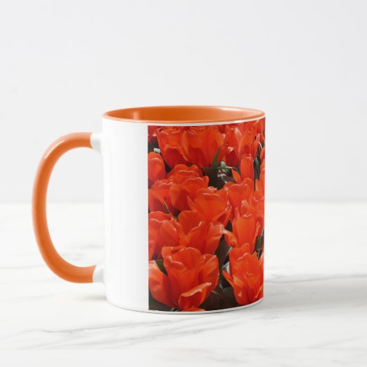 Orangentulpen Tasse (Links)