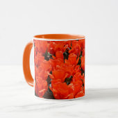 Orangentulpen Tasse (Vorderseite Links)