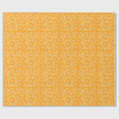 Orangenverpackungspapier Geschenkpapier (Flach)