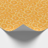 Orangenverpackungspapier Geschenkpapier (Ecke)