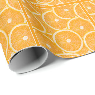 Orangenverpackungspapier Geschenkpapier