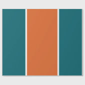 Orangenwackelpapier Geschenkpapier (Flach)