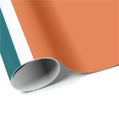 Orangenwackelpapier Geschenkpapier (Rolleneckpunkt)