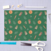 Orangenweich, Kiefer, Pinecones Grün Seidenpapier (Handwerk)