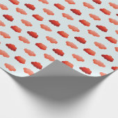 Orangenwolken — Aquarelle Geschenkpapier (Ecke)