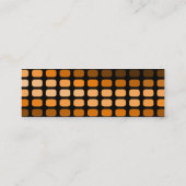 Orangenzähler Mini Visitenkarte (Rückseite)