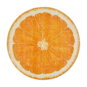 Orangenzitronen Schneidebrett