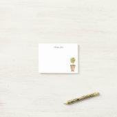 Orangenzitrus topiary post-it klebezettel (Auf Schreibtisch)