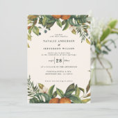 Orangenzitruskraut Botanische Hochzeit (Stehend Vorderseite)