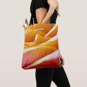 Orangepinkfarbene Rosen-Tasche Tasche (Von Nahem)
