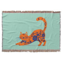 Oranger Blumiger Kater