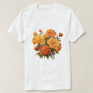Oranger Bouquet Concept Artistic Design T-Shirt