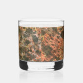 Oranger Brauner Marmorglas Whiskyglas (Rechts)