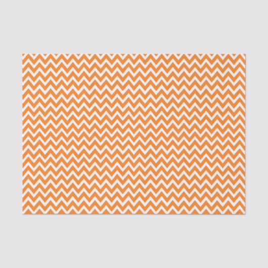 Oranger Chevron Seidenpapier (Vorderseite)