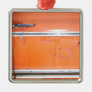 Oranger Chevy-Truck-Tür Ornament Aus Metall