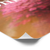 Oranger Drache, fantasievolle Digital Art Poster (Ecke)