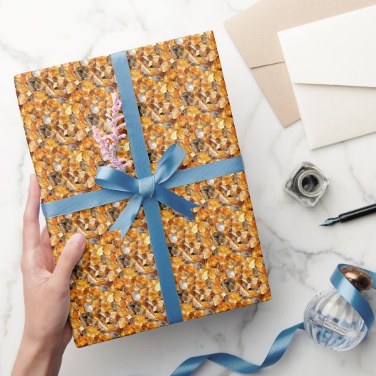 Oranger Edelstein Geschenkpapier (Schenken)
