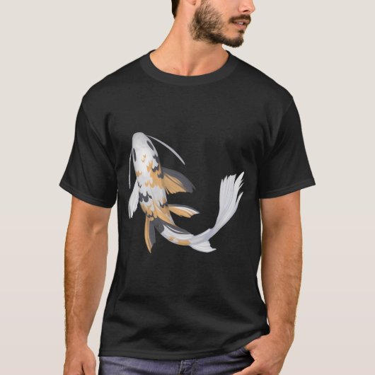 Oranger Fisch T-Shirt (Vorderseite)
