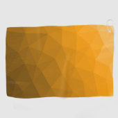 Oranger geometrischer Mesh-Verlaufs Pattern Golfhandtuch (Horizontal)