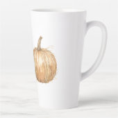 Oranger Herbst Heu Kürbis Milchtasse (Rechts)