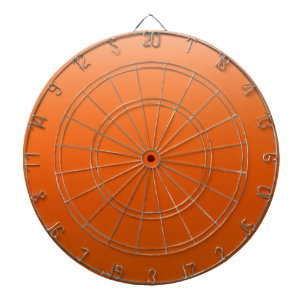 Oranger Hintergrund mit Tapetenmuster Dartscheibe