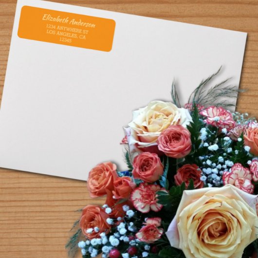 Oranger Hochzeitssonnenuntergang