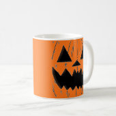 Oranger Jack O' Lantern Kaffeetasse (VorderseiteRechts)