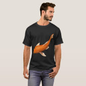 Oranger Koi-Fisch T-Shirt (Vorne ganz)