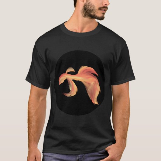 Oranger Koi T-Shirt (Vorderseite)