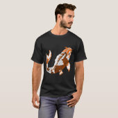 Oranger Koi T-Shirt (Vorne ganz)