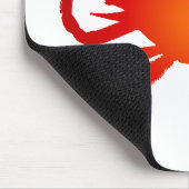 Oranger Krebs Mousepad (Ecke)