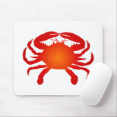 Oranger Krebs Mousepad (Mit Mouse)
