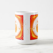 Oranger Kürbis, Herbst, Erntedankfest, Halloween Kaffeetasse (Mittel)