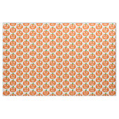 oranger Kürbis-Herz-Jack-o-Lantern Halloween Stoff (Yard (91,4 cm))