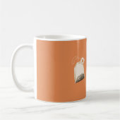 Oranger Kürbis-Teekannen-Tee Kaffeetasse (Links)