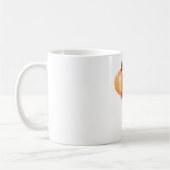 Oranger Kürbisballon Kaffeetasse (Links)