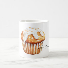 Oranger Kürbismuffin Kaffeetasse