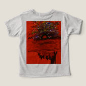 Oranger Mondlandschaft (Design Rückseite)