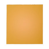 Oranger Notizbuchdeckel mit glatter Textur Notizblock (Vorderseite)
