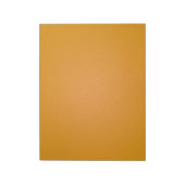 Oranger Notizbuchdeckel mit glatter Textur Notizblock (Rotiert)