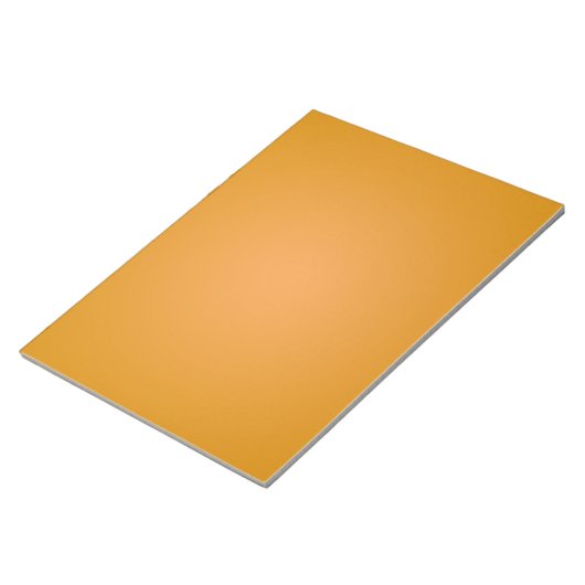 Oranger Notizbuchdeckel mit glatter Textur Notizblock (angewinkelt)