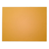 Oranger Notizbuchdeckel mit glatter Textur Notizblock (Vorderseite)