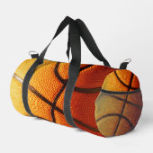 Oranger Pickeliger Basketball, Duffle Bag (Rechte Ecke)