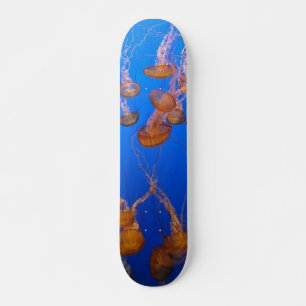 Oranger Quallen-Skateboard Skateboard