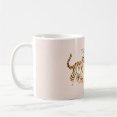 Oranger Tiger Kaffeetasse (Links)