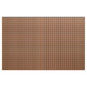 Oranger und brauner rustikaler Karo Stoff (Yard (91,4 cm))