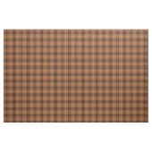 Oranger und brauner rustikaler Karo Stoff (Fat Quarter (45,7 x 55,9 cm))