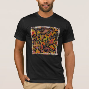 Oranger versteinerter Dinosaurierknochen T-Shirt