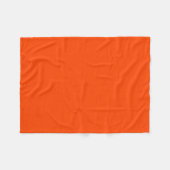 OrangeRed Fleecedecke (Vorderseite (Horizontal))
