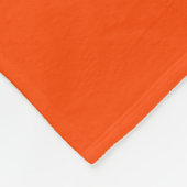 OrangeRed Fleecedecke (Ecke)